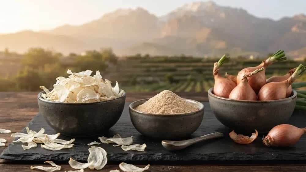 تولید اسلایس موسیر و پودر موسیر در همدان با الوند کشت